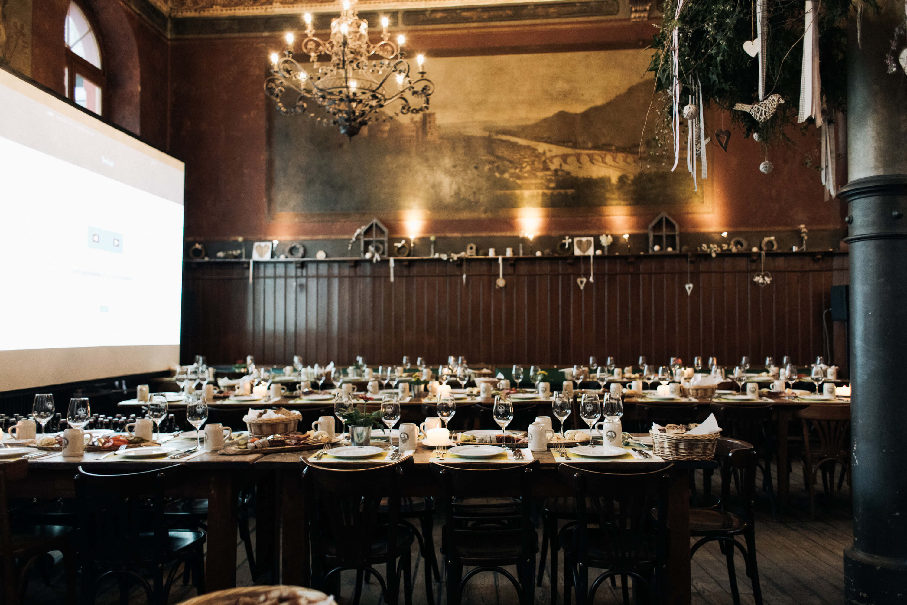 Firmenfeier Event Location Heidelberg Altstadt buchen Restaurant